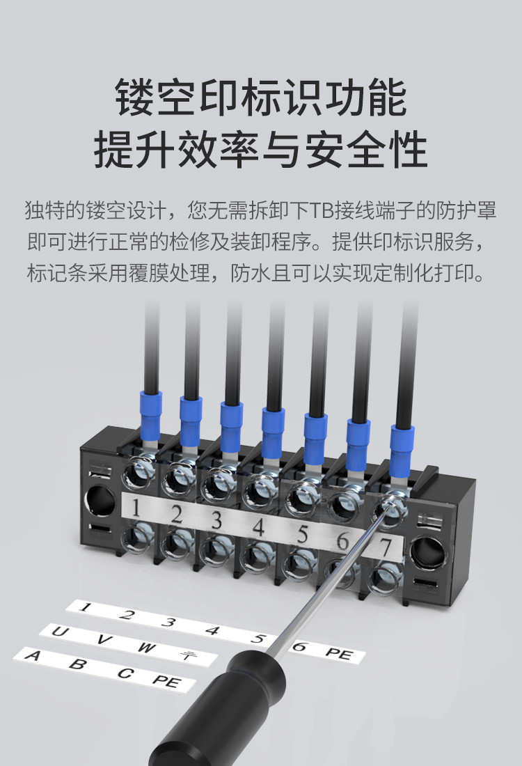 上海联捷TB1-15A面板固定式端子排