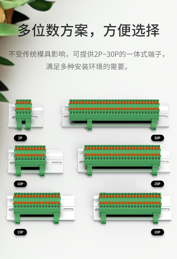 LDK1-1.5快速直插导轨式接线端子