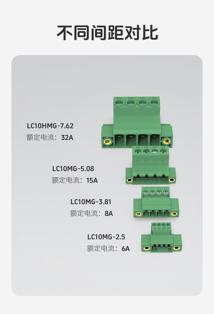 5.08mm空中对插式线对线插拔接线端子连接器