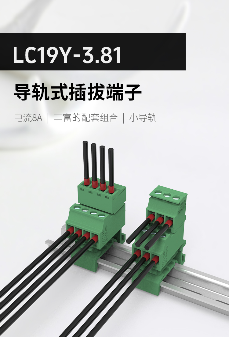LC19Y-3.81轨道式插拔端子