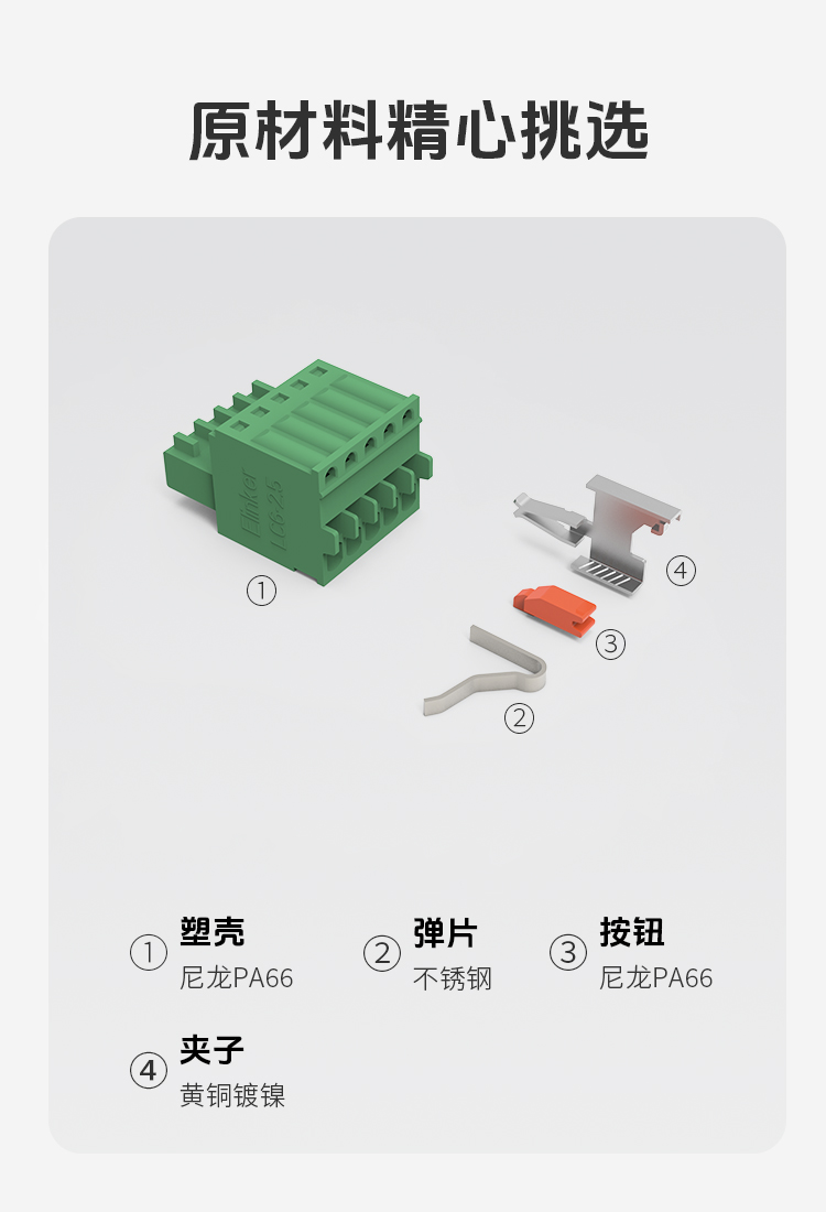 LC6-2.5插拔式接线端子