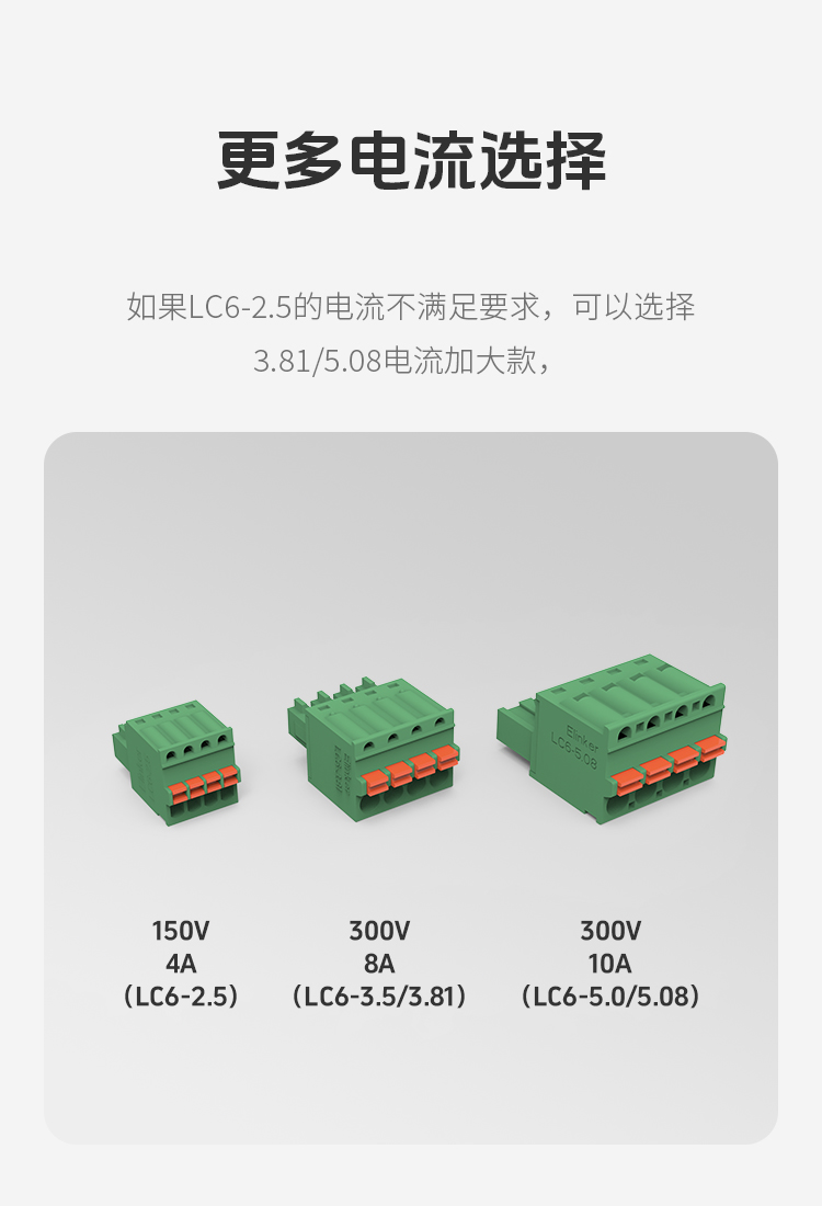 LC6-2.5插拔式接线端子