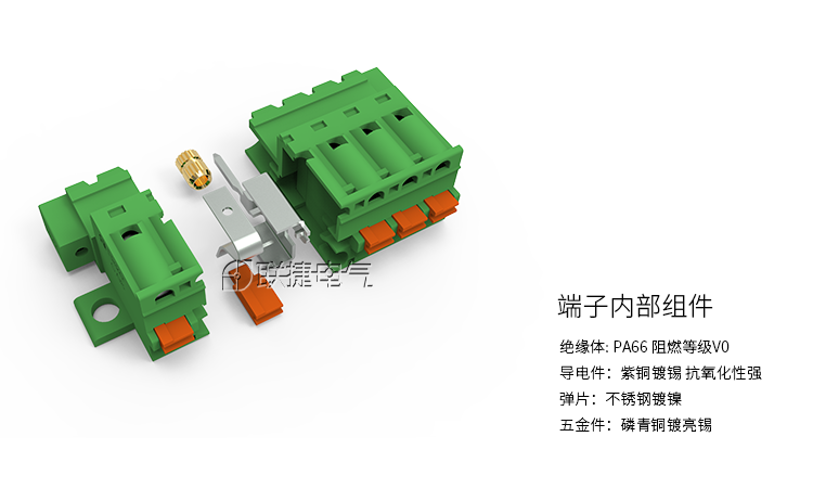 联捷 弹簧直插  接线端子