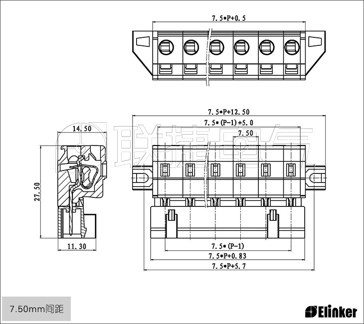 LSC10BM-7.5弹簧式接线端子