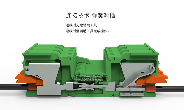 联捷 弹簧直插  接线端子